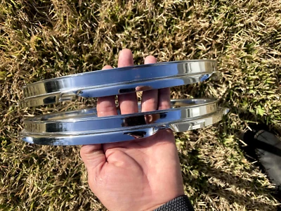 Sonor 12" 6 lug 1.6mm triple flanged steel hoops QTY (2) - Image 1 of 4