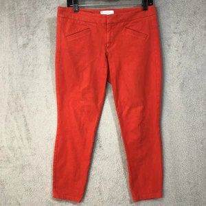 Gap Ultra Skinny Pants Coral Red Size 6R Waist 31” Inseam 24” ￼￼ - Picture 1 of 7