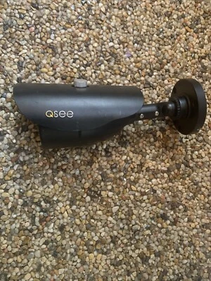 1 Q-See QM7007B Security Cameras Damaged Glass Cut Wire As Is For Parts - Image 1 of 4
