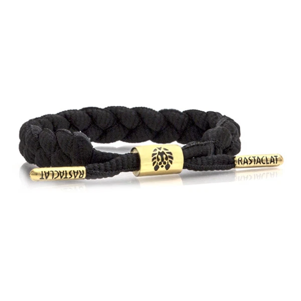 Rastaclat Onyx II 2 Black Shoelace Nylon Wristband Bracelet Snoop Lion
