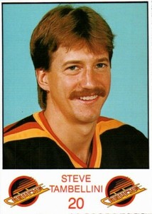 Steve Tambellini 1986-87 Vancouver Canucks Team Issue
