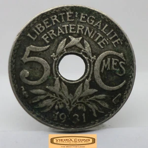 1931 France 5 Centimes - #C42994NQ - Picture 1 of 2