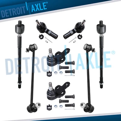 8pc Front Lower Ball Joint Tie Rod for 1997 1998 1999 2000 2001 Toyota Camry - Image 1 of 4