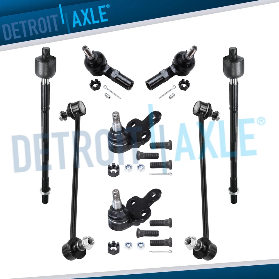 8pc Front Lower Ball Joint Tie Rod for 1997 1998 1999 2000 2001 Toyota Camry - Image 1 of 4