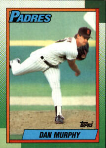1990 Topps San Diego Padres Baseball Card #649 Dan Murphy Rookie