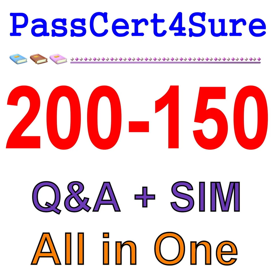 Cisco Best Practice Material For 200-150 Exam Q&A+SIM - Image 1 of 1