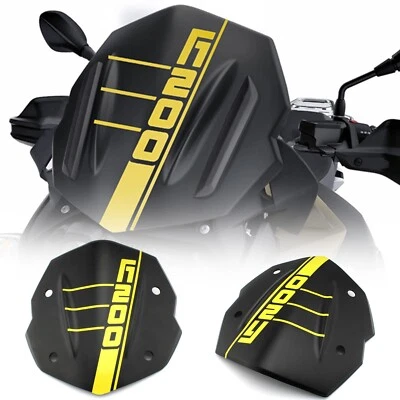 Deflector de viento de flujo de aire para parabrisas delanteros negros para BMW R1200GS LC 2014-2022 Foto 1 de 4