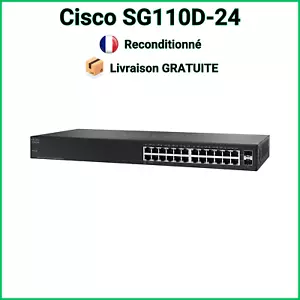 ✅ Cisco Piccolo Business Sg Interruttore Gigabit SG110D-24 - NM Condizione⭐⭐⭐⭐⭐ - Foto 1 di 2