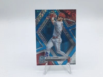 2019 Panini Spectra Neon #5 Blue Bryce Harper /99.  A1O - Image 1 of 2