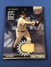 2002 Donruss Best of Fan Club Master Craftsmen Bats Card #C14 Jeff Bagwell #/150