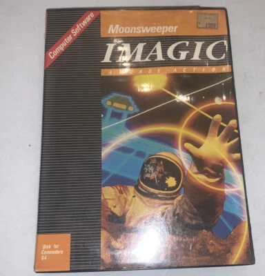 MOONSWEEPER  Imagic Commodore 64 Disk 1984 Preowned - Image 1 of 4