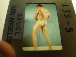 VINTAGE EARLY 35MM SLIDE/TRANSPARENCY/PHOTO MALE GAY INTEREST BRUCE LA       ADg - Picture 1 of 3