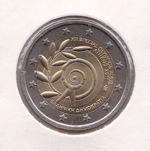 GRIECHENLAND MÜNZEN 2011, 2 EURO, UNC, SONDEROLYMPIADE - Bild 1 von 3