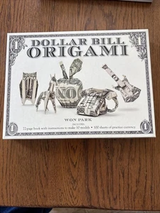 Dollar Bill Origami Kit With 72 Page Instructions And 100 Practice Sheets. - Picture 1 of 4