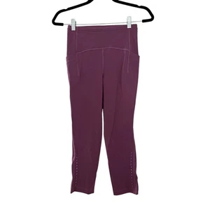 Lululemon Swift Speed High-Rise Crop 21" in Vintage Plum sz 4 - Picture 1 of 8