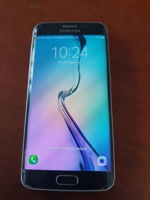 Samsung Galaxy S S6 Edge - 64GB - Blue (Unlocked) Smartphone - Image 1 of 4