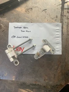 95-00 Lexus LS400 PASSENGER Rear Right Door Hinge Set OEM White - Bild 1 von 1