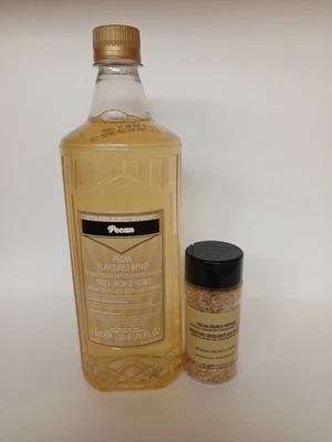 全新 Starbucks PECAN SYRUP 和 TOPPING 密封 可收藏 — 第 1/2 张图片