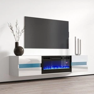 Metro EF Wall Mounted Electric Fireplace 72" TV Stand - Picture 1 of 14