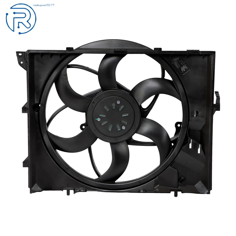 Fit For BMW 328i 2006 325i 330i 2007-2013 Electric Radiator Cooling Fan Assembly - Image 1 of 4