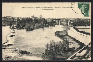 CPA La Roche-Posay, Vue de la Creuse, du Barrage et Vue Générale - Picture 1 of 2