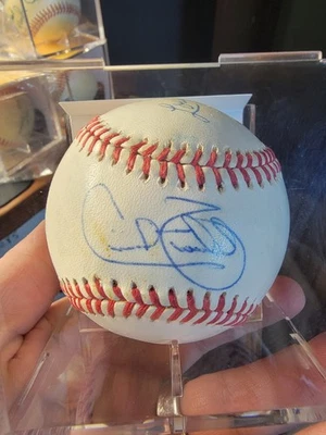 Cecil Fielder Sweet Louis Whitaker JSA Authenticated Signed Baseball Detroit - Image 1 of 4