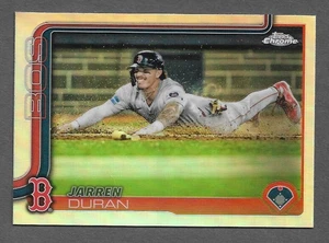 2025 Topps Chrome Baseball #79 Jarren Duran SP Image Variation Refractor card - Picture 1 of 2