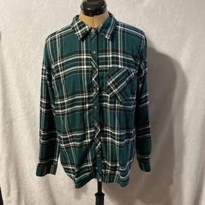 Women’s Maurices Cabin Plaid Button Down Shirt Large - Picture 1 of 3