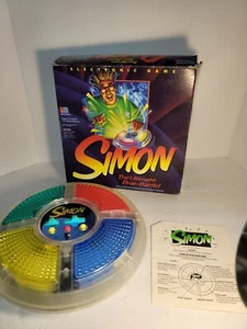SIMON Electronic Game The Ultimate Brain Battle CLEAR Milton Bradley 1994  - Picture 1 of 8