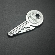 Mini Stainless Steel Peeler Key Shaped Knife Folding Blade Pocket Tool Portable