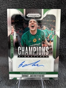 2024-25 Panini Prizm EuroLeague Champions Signatures Saras Jasikevicius - Picture 1 of 1