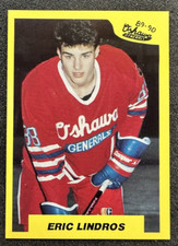 1989-90 7th Inning Sketch OHL Hockey Eric Lindros #1 Mint