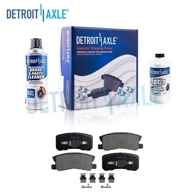 Pastilla de freno trasera de cerámica con hardware para 200 Sebring Avenger Calibre Brújula Patriot Foto 1 de 4