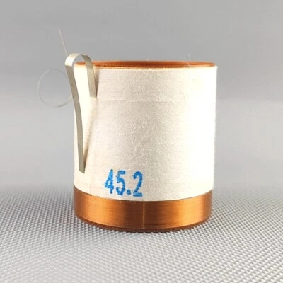 Bobina de voz de 45,2 mm 8 ohmios 1 pieza para reparación de altavoces de graves woofer cableado de entrada y salida Foto 1 de 4