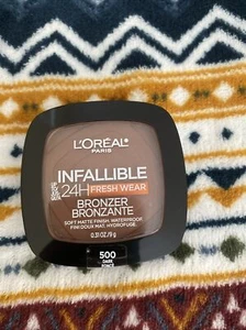 L'Oreal Infallible Bronzer Women's Bronzanite #500 Dark 24H Fresh Wear New - Picture 1 of 1