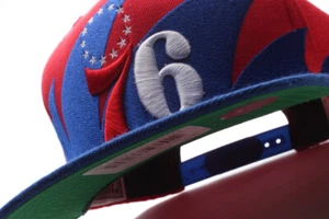 Mitchell & Ness Philadelphia 76ers NBA Shark Adjustable Snapback Cap Green UV - Picture 1 of 3