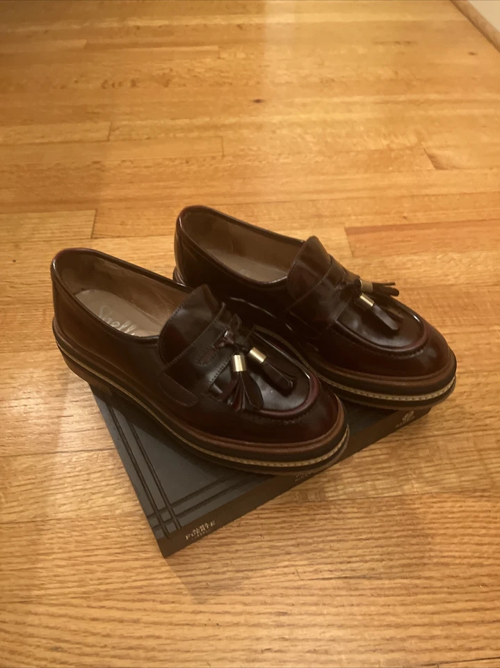Shellys London обувь сделано в Испании кожаный размер 36 коричневый - мокасины - США 5,5 - Изображение 1 из 4