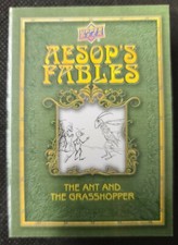 2020 UD Goodwin Aesop's Fables The Ant & The Grasshopper Sketch 1/1 Adam Conklin