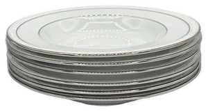 Tazón de sopa Noritake Stoneleigh Rim paisajes blancos nuevo con etiquetas - Juego de 6 - Imagen 1 de 5