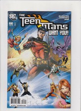 Teen Titans #66 NM- 9.2 DC Comics 2009 Wonder Girl,Robin,Bombshell,Supergirl
