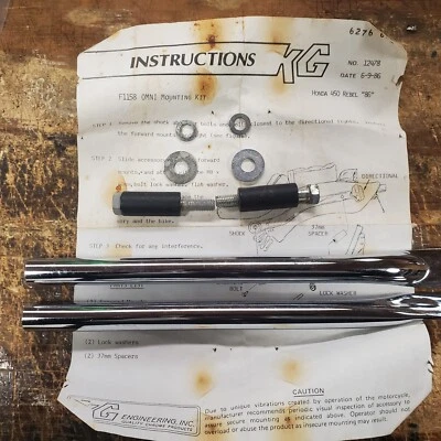 Honda Rebel 450 1986 (K&G) (KG) kit de montaje de respaldo/equipaje *NUEVO* Foto 1 de 3