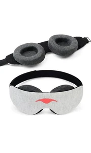 Manta Sleep Slim Mask -Lightweight Blackout Eye Mask, Comfort Design, Travel/Nap - Picture 1 of 4