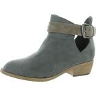 Journee Collection Womens Gray Ankle Boots Shoes 6 Medium (B,M) BHFO 4520