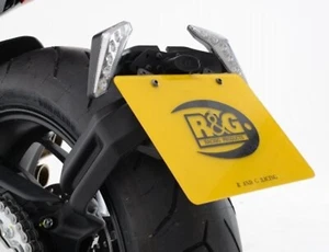R&G PORTATARGA COMPATIBILE PER MV AGUSTA STRADALE 800 2015 > 2018 LP0157BK NERO - Foto 1 di 8