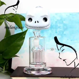 2024 neue Schädelbongs Augen Monster Wasserpfeife-Mädchen rosa Perkolator Glas Wasserpfeife - Bild 1 von 11