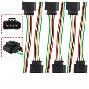 6pcs Ignition Coil Connector Plug Harness For 2000-2014 Audi TT TTS TTRS 1.8T - Picture 1 of 6