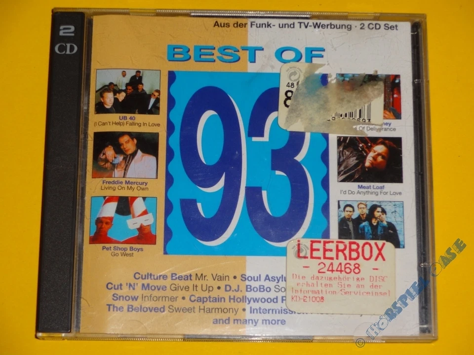 *2 CD* Various Artists - Best Of 93 * EMI Electrola * - Bild 1 von 1