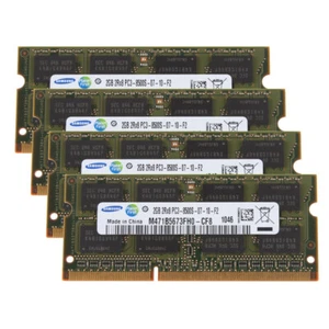 Samsung 4pcs 2GB 2RX8 DDR3 1066MHz PC3-8500S 204PIN SO-DIMM Laptop RAM Memory_ - Picture 1 of 11