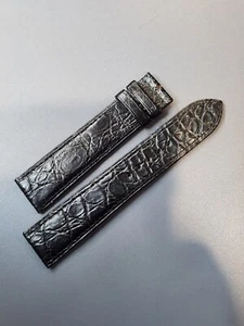 Cartier Tankarmband 21 mm x 17,5 mm schwarz Alligatorleder - Bild 1 von 2