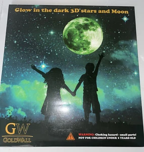 Glow in the dark 3D stars and moon - Picture 1 of 4